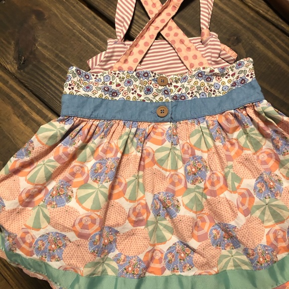 Matilda Jane Parasol Knot Top Happy Size 10 Girls - Picture 2 of 4